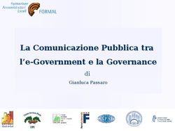 La Comunicazione Pubblica tra l'e-Government e la Governance - di Gianluca Passaro
