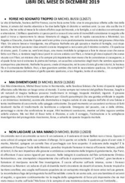 LIBRI DEL MESE DI DICEMBRE 2019