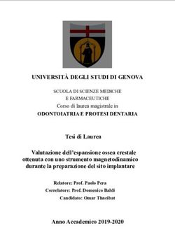 UNIVERSIT&Agrave; DEGLI STUDI DI GENOVA - Osseotouch