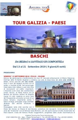 TOUR GALIZIA - PAESI BASCHI - DA BILBAO A SANTIAGO DI COMPOSTELA - Associazione BPM 1865