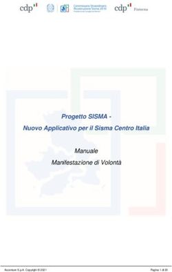 Progetto SISMA - Nuovo Applicativo per il Sisma Centro Italia - Manuale Manifestazione di Volont&agrave; - Sisma 2016
