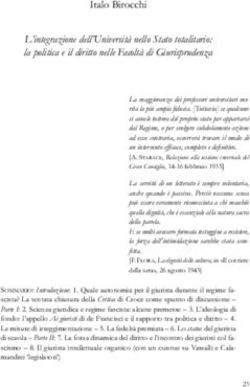 ITALO BIROCCHI L'INTEGRAZIONE DELL'UNIVERSIT&Agrave; NELLO STATO TOTALITARIO: LA POLITICA E IL DIRITTO NELLE FACOLT&Agrave; DI GIURISPRUDENZA - ROMA TRE-PRESS