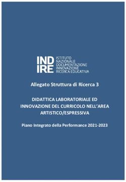 Allegato Struttura di Ricerca 3 - DIDATTICA LABORATORIALE ED INNOVAZIONE DEL CURRICOLO NELL'AREA ARTISTICO/ESPRESSIVA - Portale della Performance