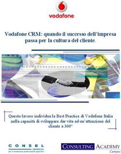 Vodafone CRM: quando il successo dell'impresa passa per la cultura del cliente - Questo lavoro individua la Best Practice di Vodafone Italia ...