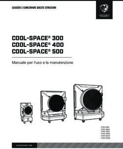 COOL-SPACE 300 COOL-SPACE 400 COOL-SPACE 500 - Manuale per l'uso e la manutenzione