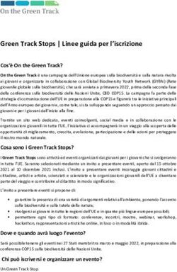 Green Track Stops | Linee guida per l'iscrizione
