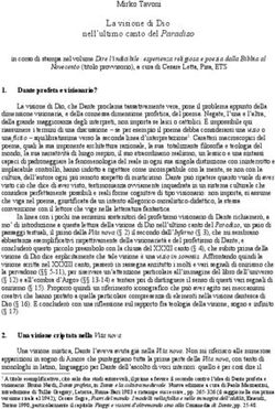 La visione di Dio nell'ultimo canto del Paradiso