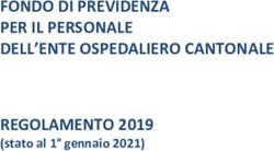 FONDO DI PREVIDENZA PER IL PERSONALE DELL'ENTE OSPEDALIERO CANTONALE REGOLAMENTO 2019 - (stato al 1 gennaio 2021) - Fondo di Previdenza per il ...