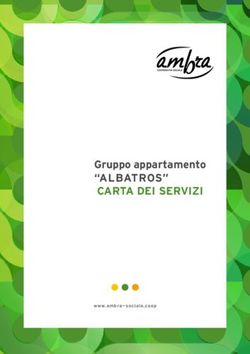 Gruppo appartamento "ALBATROS" CARTA DEI SERVIZI - www.ambra-sociale.coop