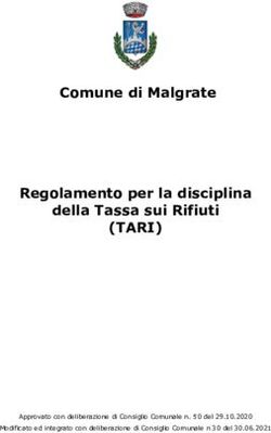 (TARI) Comune di Malgrate Regolamento per la disciplina della Tassa sui Rifiuti