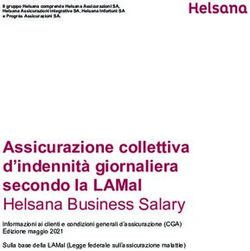 Assicurazione collettiva d'indennit&agrave; giornaliera secondo la LAMal - Helsana