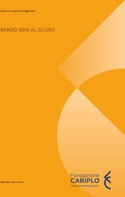BANDO BENI AL SICURO - Fondazione Cariplo