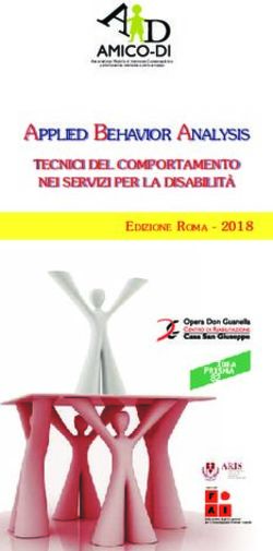 APPLIED BEHAVIOR ANALYSIS - TECNICI DEL COMPORTAMENTO NEI SERVIZI PER LA DISABILITÀ - Superando.it