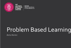 Problem Based Learning - Berta Martini