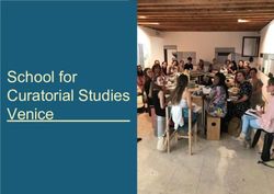 School for Curatorial Studies Venice - Monaco