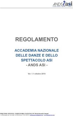 REGOLAMENTO ACCADEMIA NAZIONALE DELLE DANZE E DELLO SPETTACOLO ASI - ANDS ASI - Danza Network