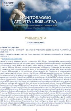 MONITORAGGIO ATTIVIT&Agrave; LEGISLATIVA - Federkombat