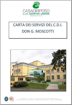 CARTA DEI SERVIZI DEL C.D.I. DON G. MOSCOTTI - fondazione agostoni