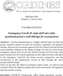 Emergenza Covid-19: stato dell'arte sulle sperimentazioni e sull'obbligo di vaccinazione