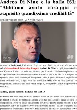 Andrea Di Nino e la bolla ISL: "Abbiamo avuto coraggio e acquisito grandissima credibilit&agrave;"