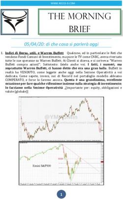 The Morning Brief 05/04/20: di che cosa si parler&agrave; oggi - Recce'd