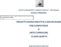 PROGETTAZIONE DIDATTICA DISCIPLINARE PER COMPETENZE ARTE E IMMAGINE CLASSE QUINTA - SCUOLA PRIMARIA di - Istituto Comprensivo ...