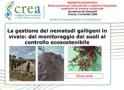 La gestione dei nematodi galligeni in vivaio: dal monitoraggio dei suoli al controllo ecosostenibile - Accademia dei Georgofili