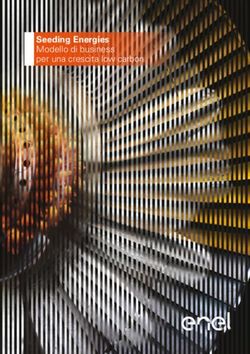 Seeding Energies Modello di business per una crescita low carbon - Enel.com