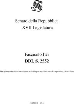 DDL S. 2552 Fascicolo Iter - Senato della Repubblica XVII Legislatura - Disciplina nazionale della nutrizione artificiale parenterale ed enterale ...