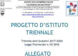 PROGETTO D'ISTITUTO TRIENNALE - IC Pinè