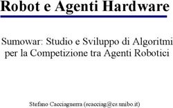 Robot e Agenti Hardware - Sumowar: Studio e Sviluppo di Algoritmi per la Competizione tra Agenti Robotici