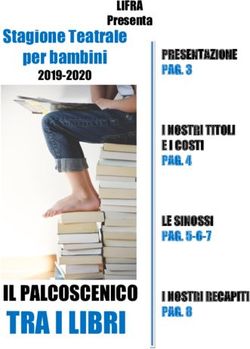TRA I LIBRI IL PALCOSCENICO - Stagione Teatrale per bambini - Lifra
