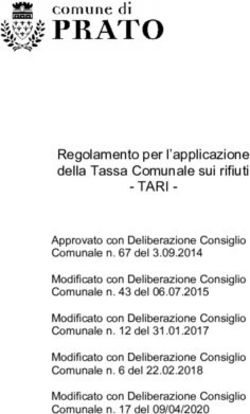 TARI - Regolamento per l'applicazione della Tassa Comunale sui rifiuti