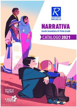 NARRATIVA CATALOGO 2021 - Scuola Secondaria di Primo Grado - Raffaello Scuola
