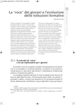 La "voce" dei giovani e l'evoluzione delle istituzioni formative - Cnos-Fap