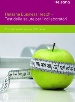 Helsana Business Health - Test della salute per i collaboratori - Promozione della salute a tutto campo