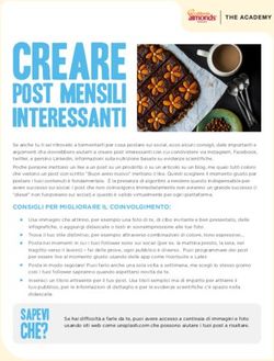 CREARE POST MENSILI INTERESSANTI - Almonds.it