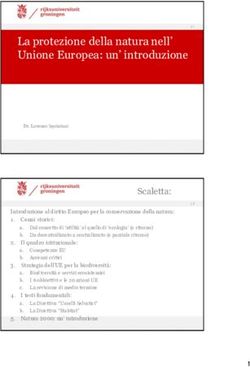 La protezione della natura nell' Unione Europea: un'