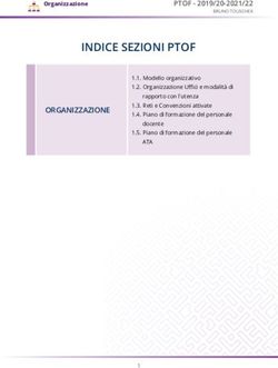INDICE SEZIONI PTOF - Liceo Touschek