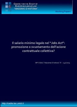 Il salario minimo legale nel "Jobs Act": promozione o svuotamento dell'azione contrattuale collettiva? - Franco Carinci