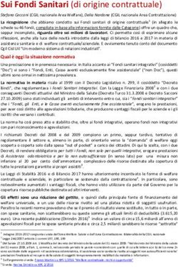 Sui Fondi Sanitari (di origine contrattuale) - Cgil