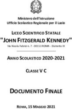 DOCUMENTO FINALE "JOHN FITZGERALD KENNEDY" - ANNO SCOLASTICO 2020-2021 - Liceo Kennedy