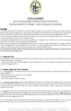 REGOLAMENTO DELL'ASSOCIAZIONE SPORTIVA DILETTANTISTICA CIRCOLO NAUTICO TORINO - SEDE SOCIALE DI VIVERONE