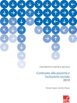Contrasto alla povertà e inclusione sociale 2019 - CONTRIBUTO DI RICERCA 282/2019 - IRES Piemonte
