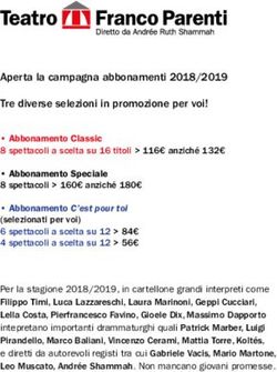 Aperta la campagna abbonamenti 2018/2019 Tre diverse selezioni in promozione per voi!