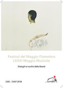 Festival del Maggio Fiorentino LXXXI Maggio Musicale - Dialoghi ai confini della libertà 5/05 13/07 2018 - Sarrocchi