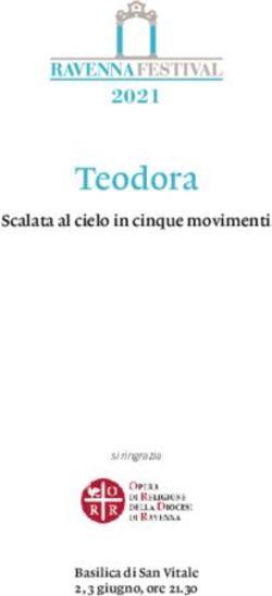 Teodora 2021 Scalata al cielo in cinque movimenti - Ravenna Festival