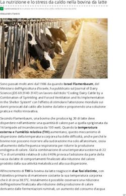 La nutrizione e lo stress da caldo nella bovina da latte - Vetagro