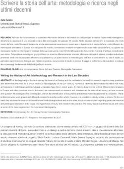 Scrivere la storia dell'arte: metodologia e ricerca negli ultimi decenni - Universidad de ...