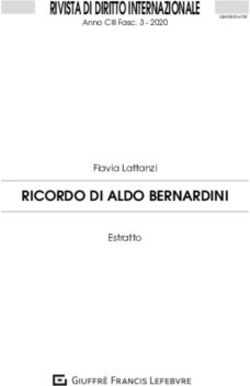 RIVISTA DI DIRITTO INTERNAZIONALE - RICORDO DI ALDO BERNARDINI Flavia Lattanzi Estratto - isgi.cnr.it